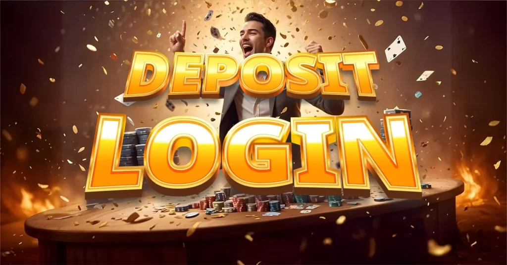 Deposit and login